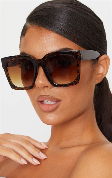 WOMEN'S LUXURY BROWN SUNGLASSES 